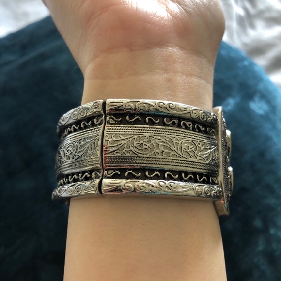 Silver and blue large bracelet✨🦋 - Picture 3 of 5